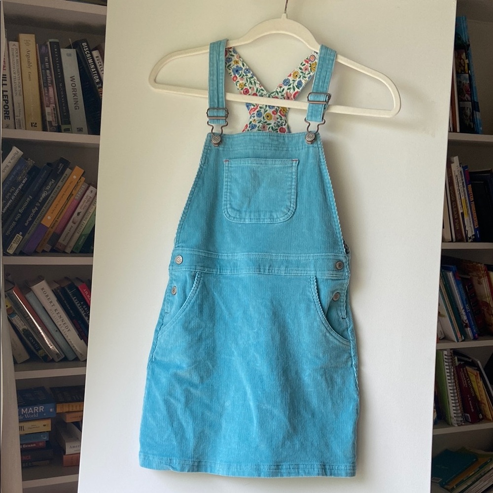 Mini Boden Corduroy Overalls Pinafore Dress